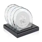 Porterfield Coasters - Set of 4 on Black Base