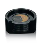 Coasters - Set of 4 - Black Marble