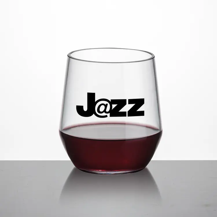 Poolside Tritan Stemless Wine Glass Set of 4 - 15 oz - Imprinted #2