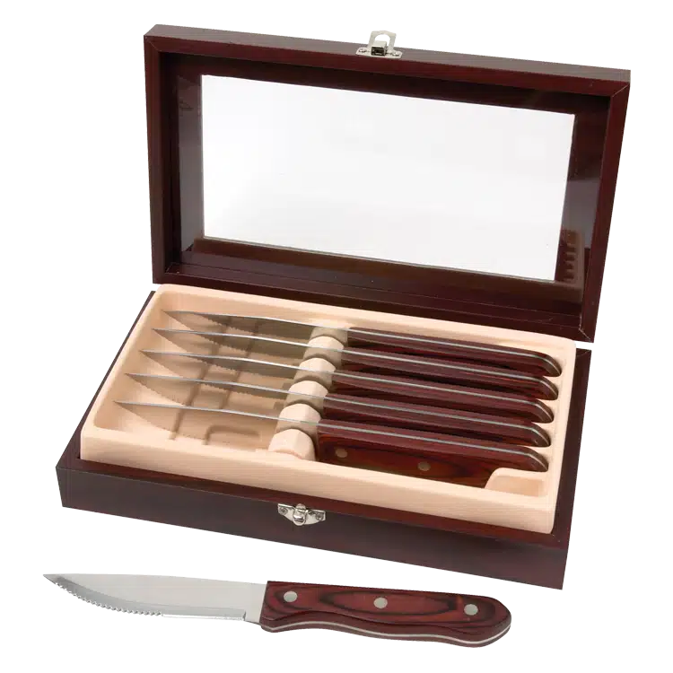 Manchurian Ash 6-Piece Steak Knife Set #2