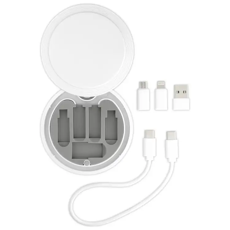 Recycled Charging Cable Kit Keychain #10