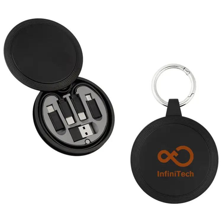 Recycled Charging Cable Kit Keychain #4