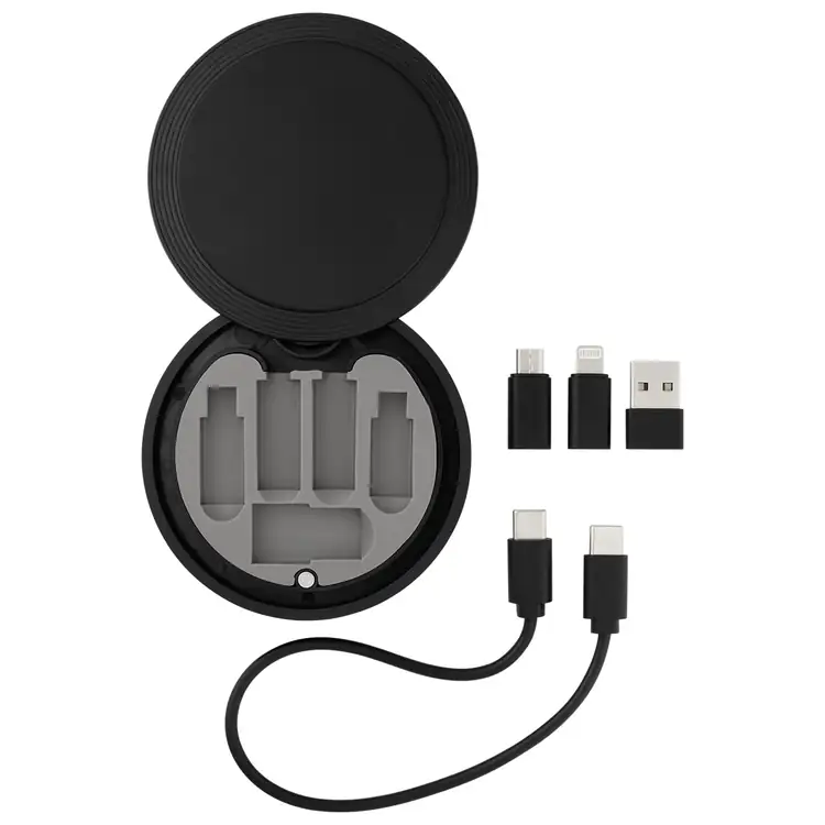 Recycled Charging Cable Kit Keychain #8