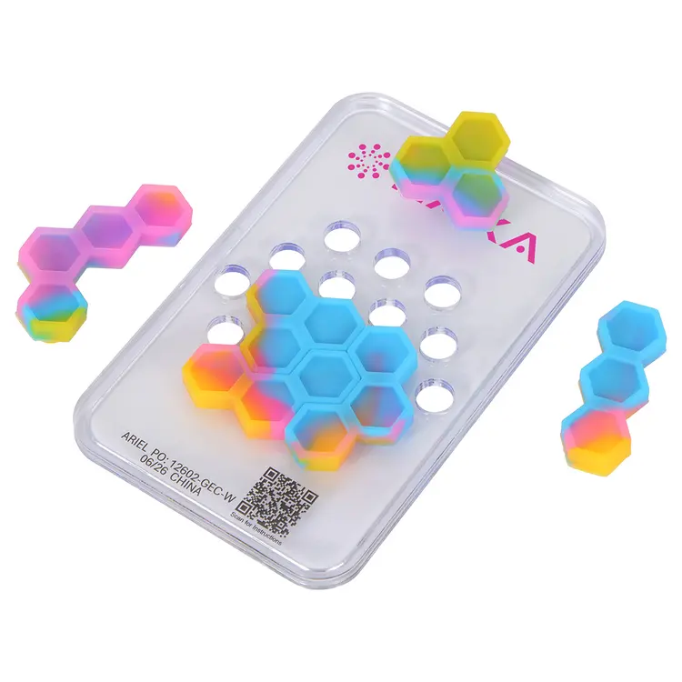 Hex Silicone Puzzle Set #3