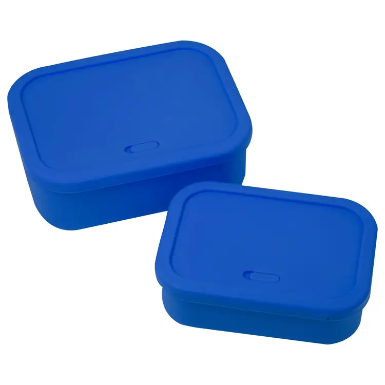 Ensemble de deux contenants alimentaires en silicone à soupape #2