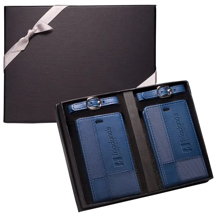 Leeman Tuscany Duo Luggage Tag Pair Gift Set #3