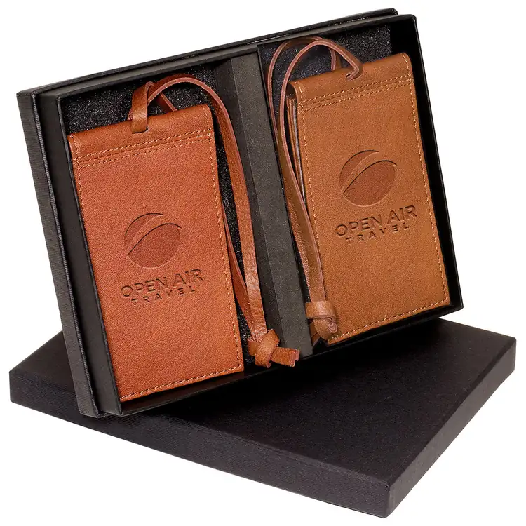 Leeman Voyager Barclay Luggage Tag Pair Gift Set #3