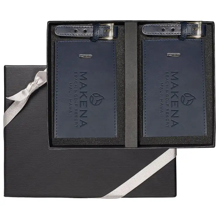 Leeman Whitney Marquis Luggage Tag Pair Gift Set #11