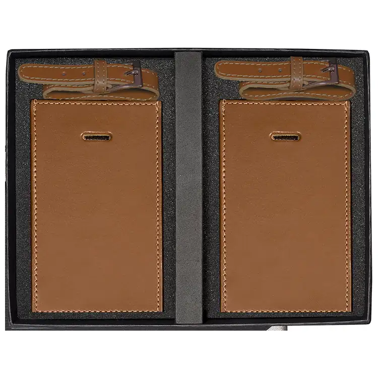 Leeman Whitney Marquis Luggage Tag Pair Gift Set #4
