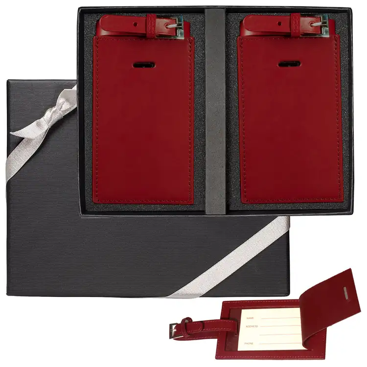 Leeman Whitney Marquis Luggage Tag Pair Gift Set #7