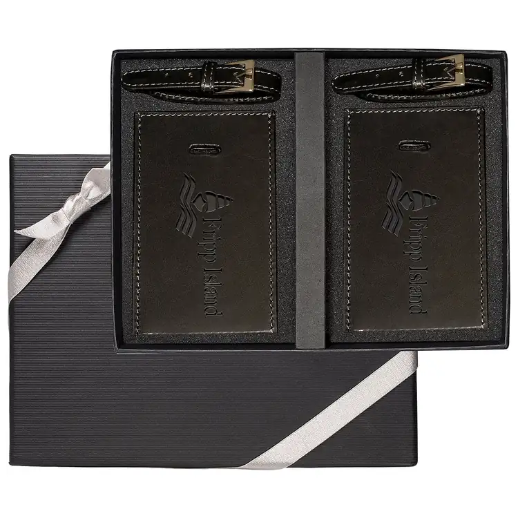 Leeman Whitney Marquis Luggage Tag Pair Gift Set #9