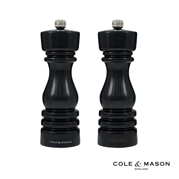 Ensemble de moulins à sel et à poivre London Gloss Cole & Mason 7 po