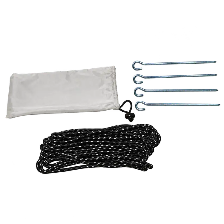 Tent Ground Stake and Rope Kit