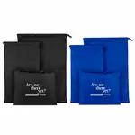 Ensemble de sacs de voyage recyclés emboîtables