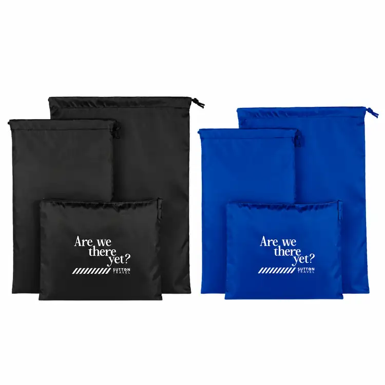 Ensemble de sacs de voyage recyclés emboîtables