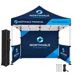 Tent Package with Sublimated Backwall and Half Walls