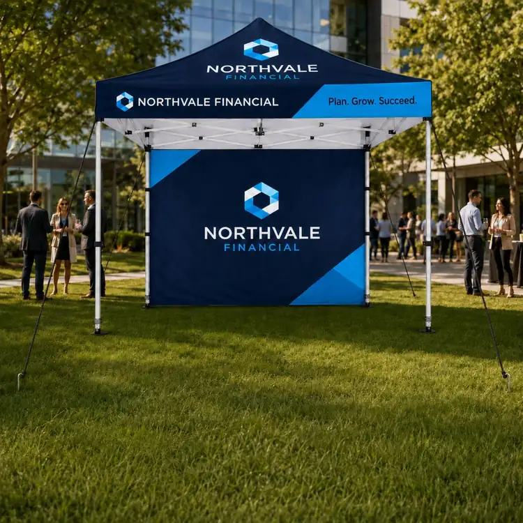 Tent Package with Sublimated Backwall #2