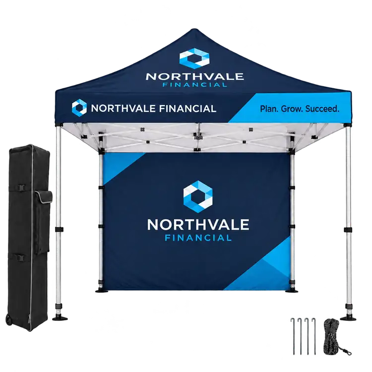 Tent Package with Sublimated Backwall