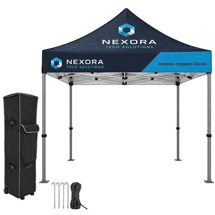 Steel Tent Kit with Sublimated Canopy and Case