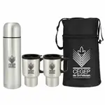 Ensemble de voyage Kastoria en acier inoxydable