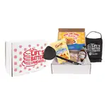 Ensemble déjeuner de crêpes avec tablier