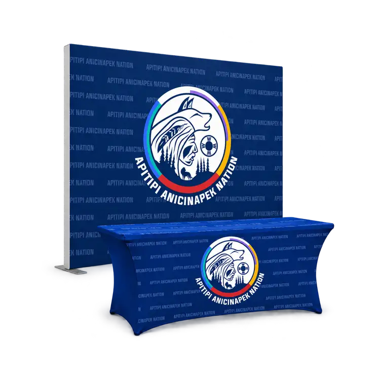 EdgeFit SEG Wall and Stretch Tablecloth Display Package