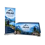 Premium Retractable Banner and Tablecloth Display Package
