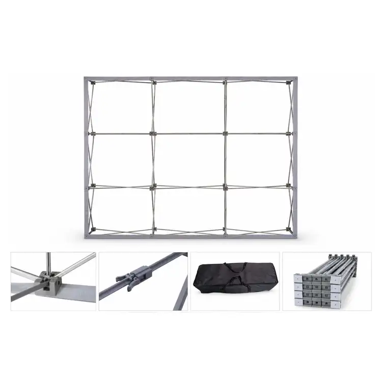 Ensemble d’exposition Ultra compact avec mur escamotable et nappe #4