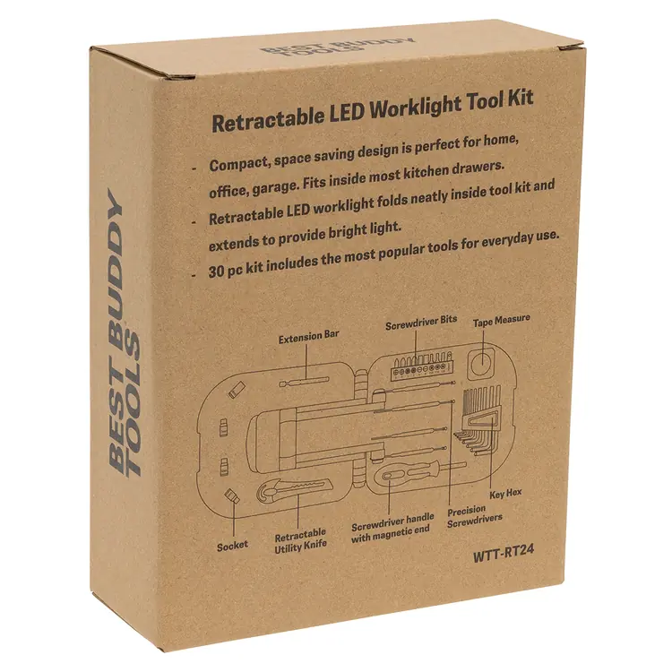 Best Buddy Tools Retractable LED Worklight Tool Kit #9