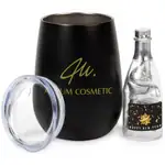 Ensemble du Nouvel An avec verre et chocolats