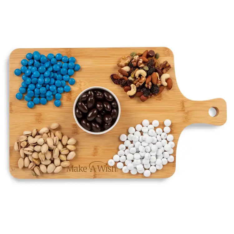 Gourmet Nut and M&M’S Set with Bamboo Board #3