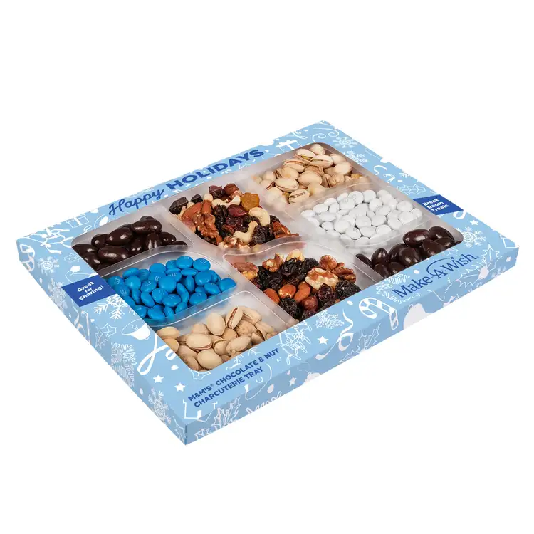 Gourmet Nut and M&M’S Set with Bamboo Board #4