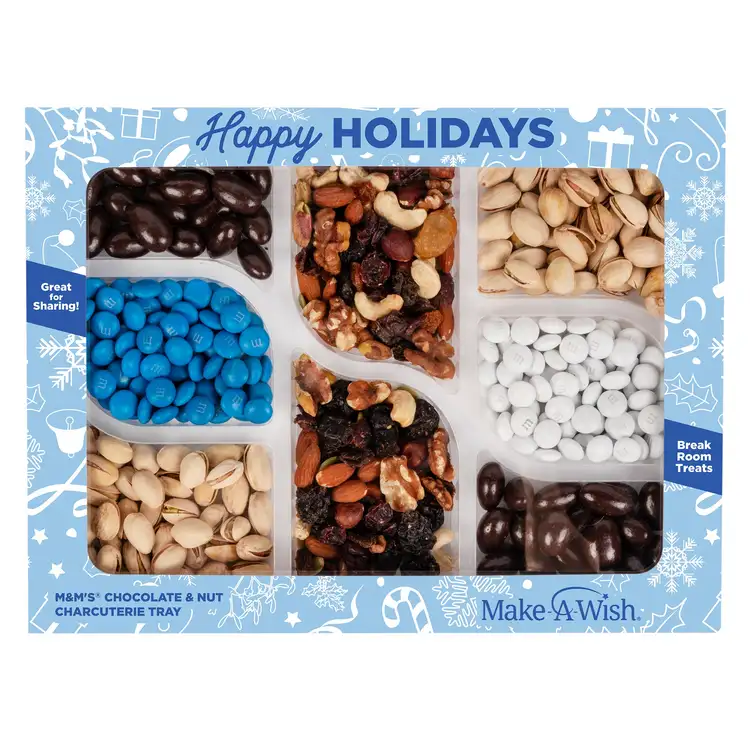 Gourmet Nut and M&M’S Set with Bamboo Board #5