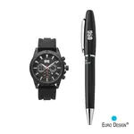 Ensemble montre et stylo Euro Design Bernau