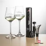 Ensemble ouvre-bouteille électrique et 2 verres à vin Bretton 12 oz de Swiss Force