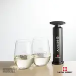 Ensemble ouvre-bouteille sans effort et 2 verres à vin sans pied RIEDEL de Swiss Force