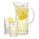 Brinkley 34 oz Pitcher and 2 Brinkley Highball Glasses Set