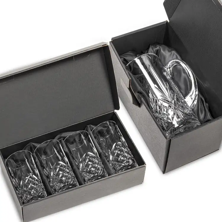 Brinkley 34 oz Pitcher and 4 Brinkley Highball Glasses Set #2