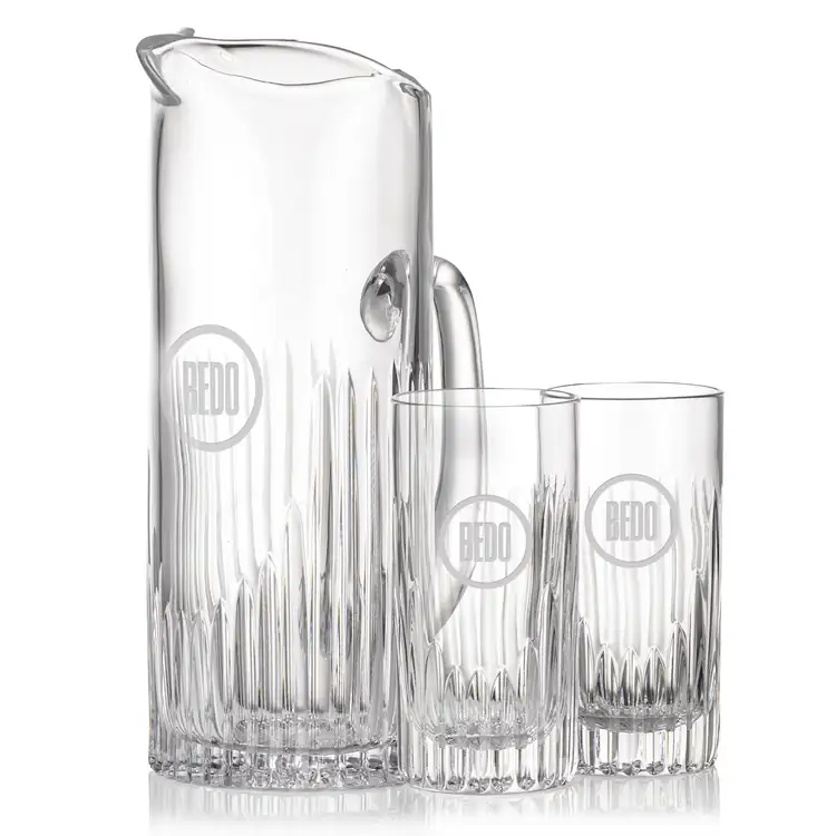 Carey 46 oz Pitcher and 2 Carey Highball Glasses Set