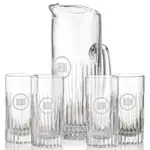 Carey 46 oz Pitcher and 4 Carey Highball Glasses Set