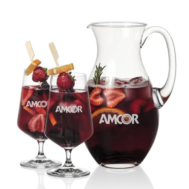 Charleston 48 oz Pitcher and 2 Breckland Cocktail Glasses Set