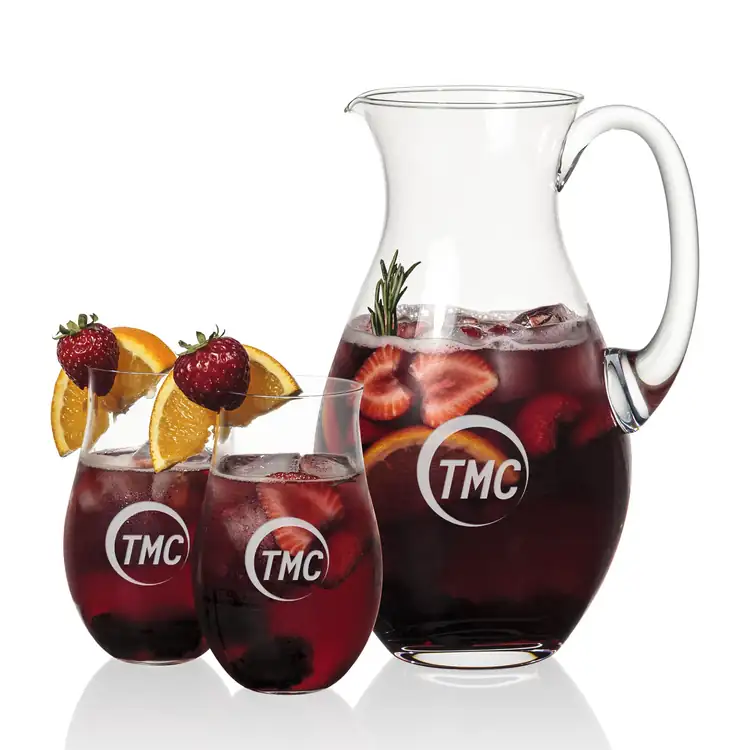Charleston 48 oz Pitcher and 2 Avondale Highball Glasses Set