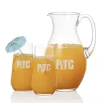 Charleston 48 oz Pitcher and 2 Bretton Highball Glasses Set
