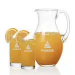 Charleston 48 oz Pitcher and 2 Franca Highball Glasses Set