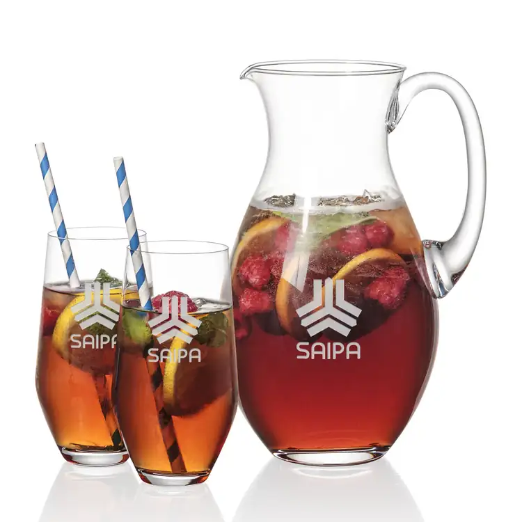 Charleston 48 oz Pitcher and 2 Graydon Highball Glasses Set