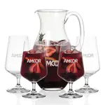 Ensemble pichet Charleston 48 oz et 4 verres à cocktail Breckland