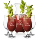 Charleston 48 oz Pitcher and 4 Rochdale Cocktail Glasses Set