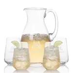 Charleston 48 oz Pitcher and 4 Breckland Highball Glasses Set