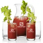 Charleston 48 oz Pitcher and 4 Sandown Highball Glasses Set