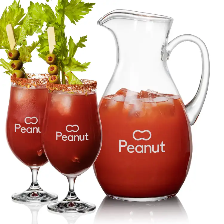 Geneva 66 oz Pitcher and 2 Rochdale Cocktail Glasses Set